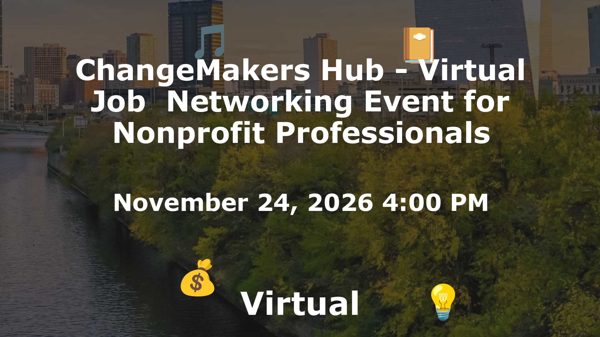 ChangeMakers Hub - Virtual Job  Networking Event for Nonprofit Professionals event image